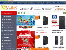Tablet Screenshot of maytinhvlink.vn